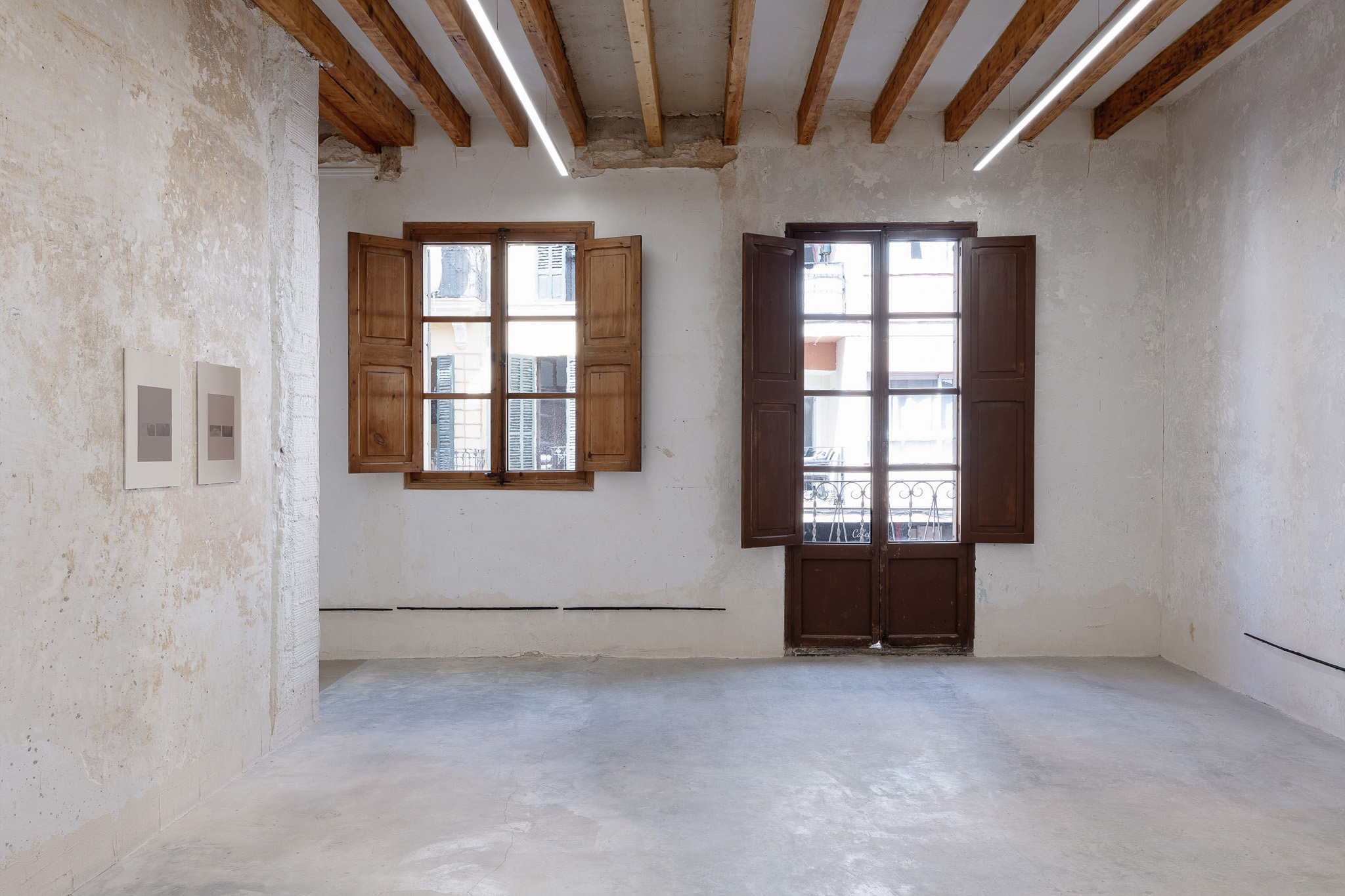 installation view of raphael pohl’s exhibition at proyecto reme, palma de mallorca, 2025